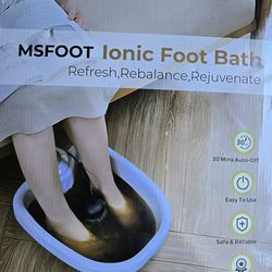 Ionic foot bath spa