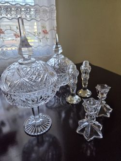 Cut Crystal Glass Collection 6 Pieces