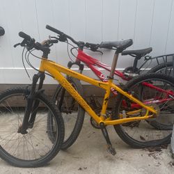 2 Specialized Rockhopper mountain Bikes