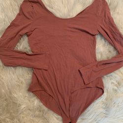Charlotte Russe Long Sleeve Bodysuit