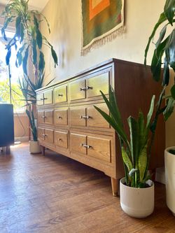 Mid-Century Modern 9 Drawer Dresser - L.A. Period Furniture