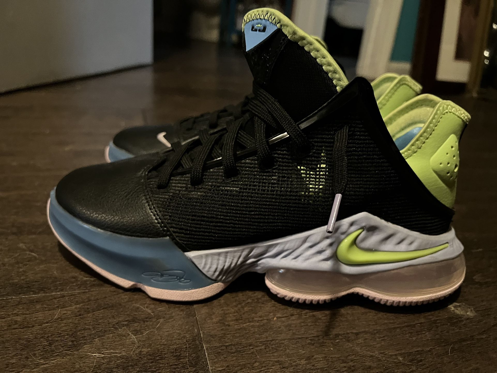 Nike Lebron XIX Low 19 Green/blue/black Men's Size Shoes