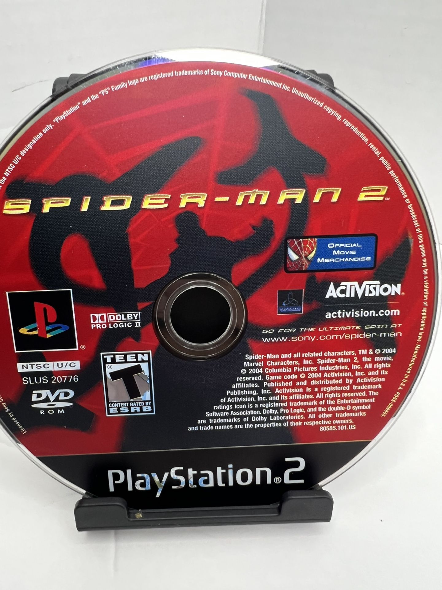 Spiderman 2 The Game PC CD ROM Activision 2004 Tested Works