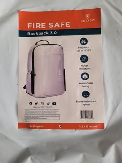 Water And Fire Proof Back Packs