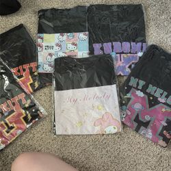 Sanrio Kuromi My Melody Hello Kitty Shirts Women’s Medium 