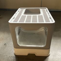 Covered Cat Litter Box