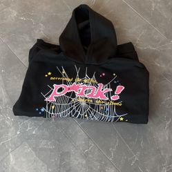 Black Pink Spider Hoodie 