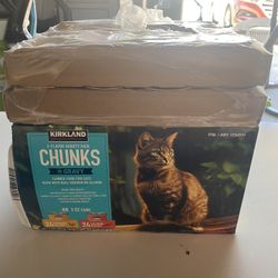 Kirkland Cat Food Chunks Chicken Salmon