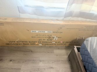 1pc king size bed frame w/headboard
