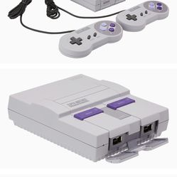 Super Nintendo SNES Classic Mini + Wireless Remotes