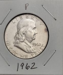 1962-P Franklin Silver Half Dollar