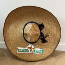1986 World Cup Soccer Sombrero Hat