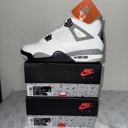 Jordan 4 Retro White Cement 