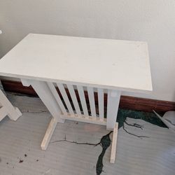 Two Farm House End Tables 