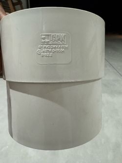 5 GPK Coupling 6 Inch PVC DWV x PSM
