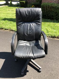 Leather office chair