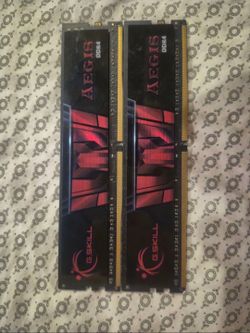 G.SKILL AEGIS Series DDR4 RAM (XMP) 16GB (2x8GB) 3200MT/s CL16-18-18-38 1.35V Intel AMD Desktop Computer Memory U-DIMM (F4-3200C16D-16GIS)