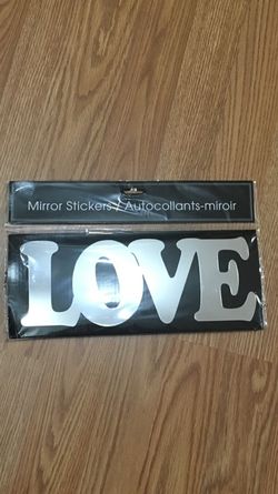 Mirrored Wall Stickers! Or stick them anywhere!