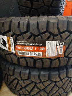 New set of tires 35 12.50 20 NITTO RIDGE GRAPPLER
