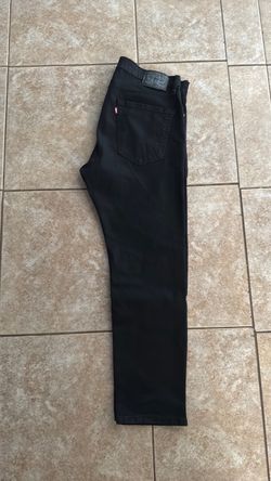 Levi's 502 Black Denim Jeans 36X30