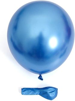 24in 2pack Metallic Blue Balloons For Garlad Kids Birthday Party Celebraton