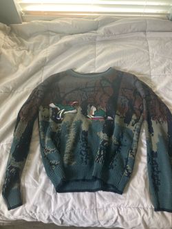 Rare Big Bear Trading Co. Duck Sweater M