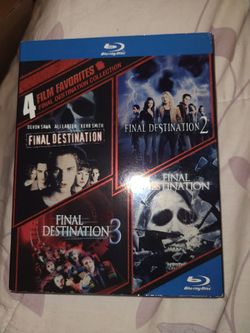 Final destination blu ray and a dvd