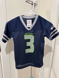 Seattle Seahawks Russell Wilson #3 Kids Jersey – Size XS 4/5 NFL
