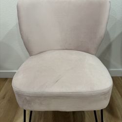 Pink Vanity Chair 