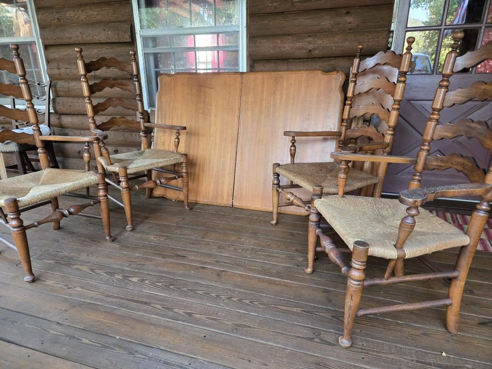 Solid Wood Table & Chairs