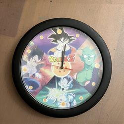 Super Rare Dragon Ball Z Talking Clock