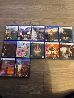 PS5 + PS4 Game Bundle – 12 Games – Elden Ring, Infinite Wealth, RE Village, Jedi Survivor