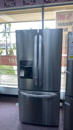 LG 21.8 cu ft. 3 -Door Smart French Door refrigerator