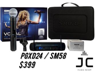 Shure PGXD24 SM58 NEW