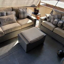 Patio Set Love Seat And Sofa