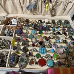 Sterling Silver Rings Necklaces Earrings Pendants 