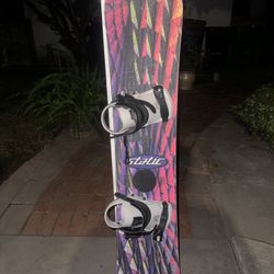 Snowboard 143cm With Bindings Included