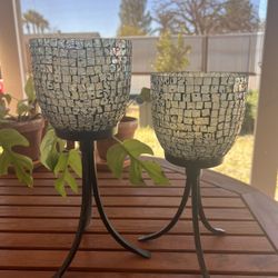 Mosaic Candle Holders