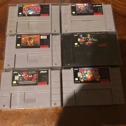 Super Nintendo Games -various