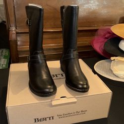 Size 8.5 M Black Delano Born Boots
