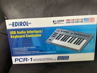 NEW SEALED Edirol PCR-1 USB MIDI Keyboard + Audio Interface — Vintage NOS