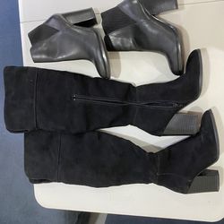 express thigh high boots size 7 and aldo boots size 7
