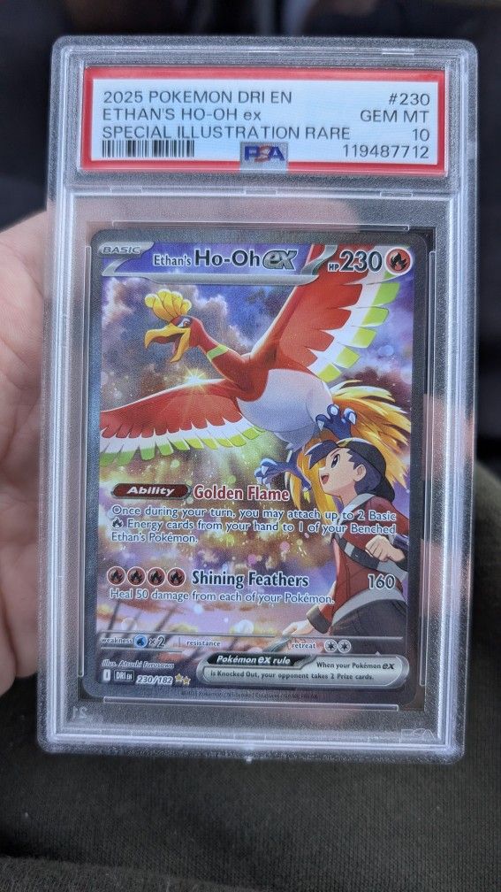 Ethan's Ho-oh EX 230 PSA 10 Pokemon 