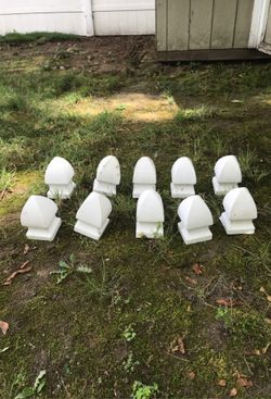 4 inch vinyl post cap