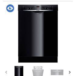 Home > Major Appliances › Dishwashers › Bosch Ascenta Black Recessed Handle Dishwasher