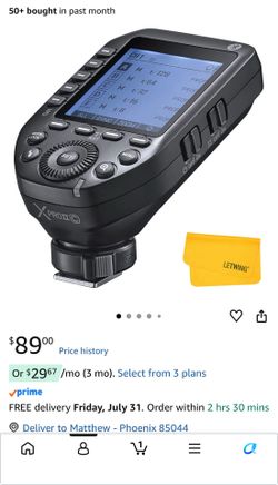 Godox XProII-C TTL Wireless Flash Trigger Compatible for Canon Cameras