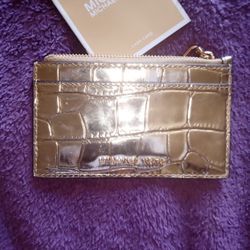 Women's Michael Kors Gold Wallet 