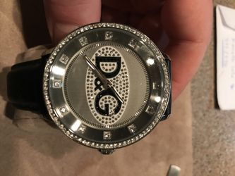 Ladies Gucci and Gabbana watch with the leather strap