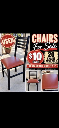 20 Restaurant chairs