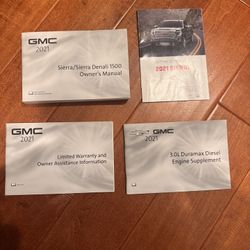Manuals 2021 GMC Sierra